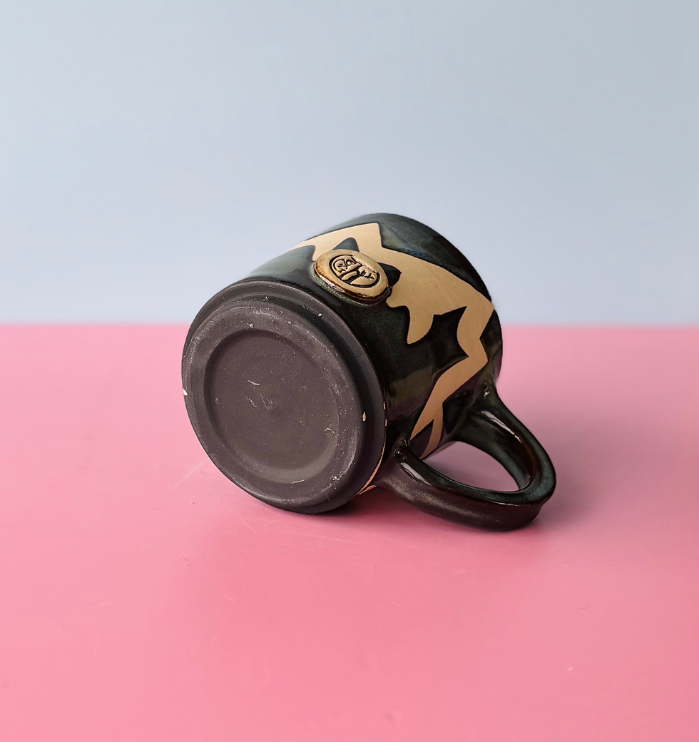 Thumbnail: Blue Mountainscape Mug by Kris