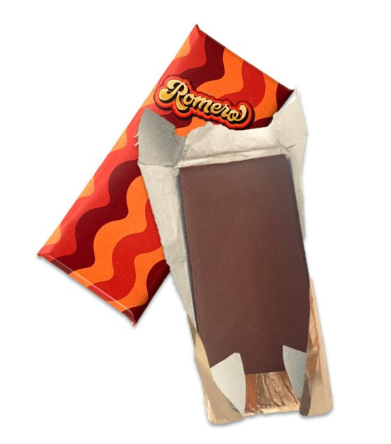 Romero® - Chocolate con Leche al 43% - Barra de 50g