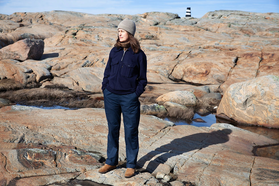 Johanne Fronth-Nygren på Herføl.