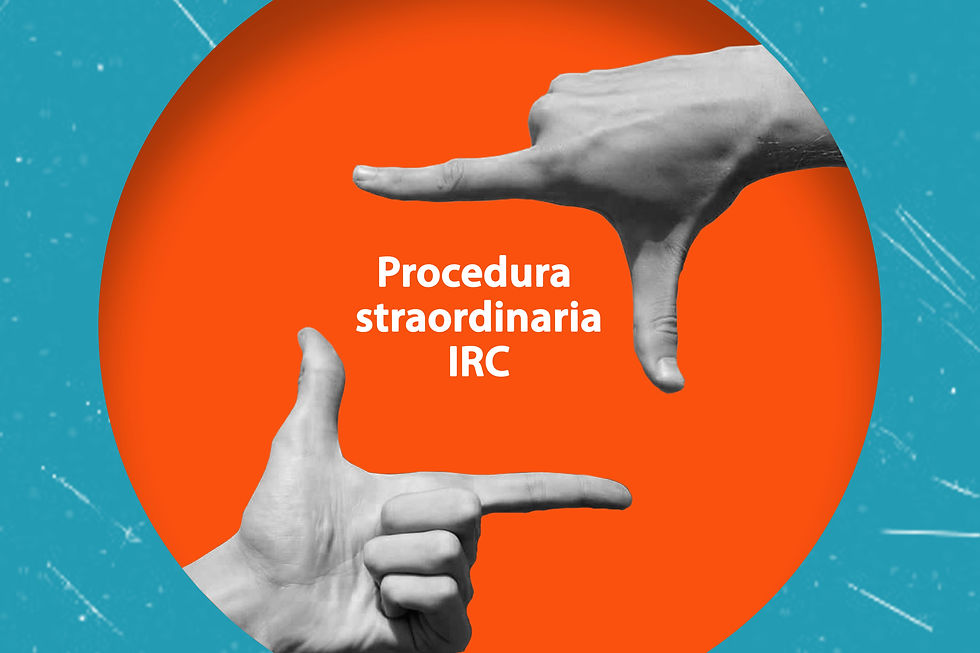 Procedura straordinaria IRC