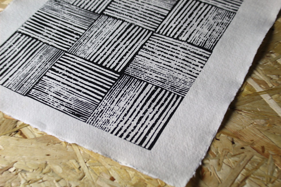 Thumbnail: BRICKS Original Block Print A3
