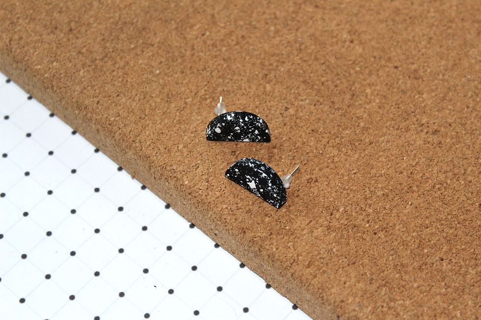 Thumbnail: SEMI CIRCLE EARRINGS ASSORTED