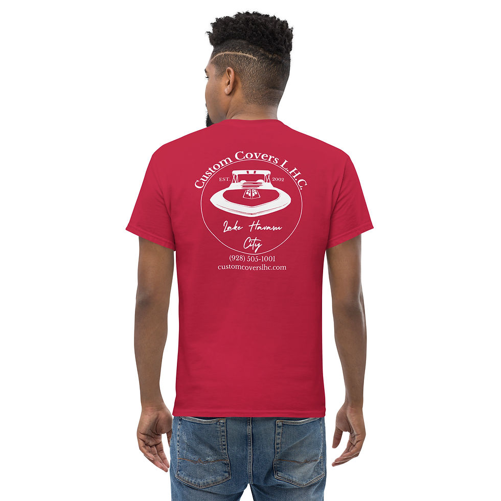 Thumbnail: Custom Covers L.H.C. Logo Men's classic tee -Dark-