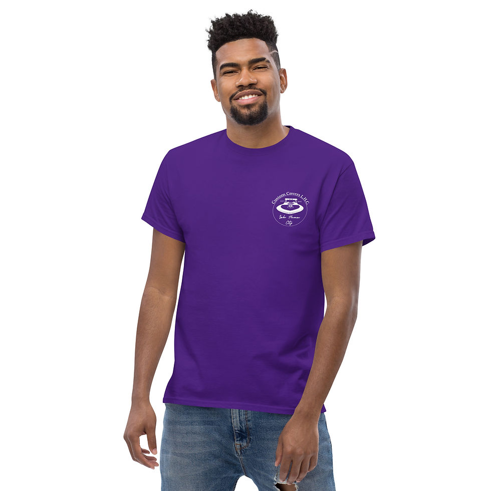 Thumbnail: Custom Covers L.H.C. Logo Men's classic tee -Dark-