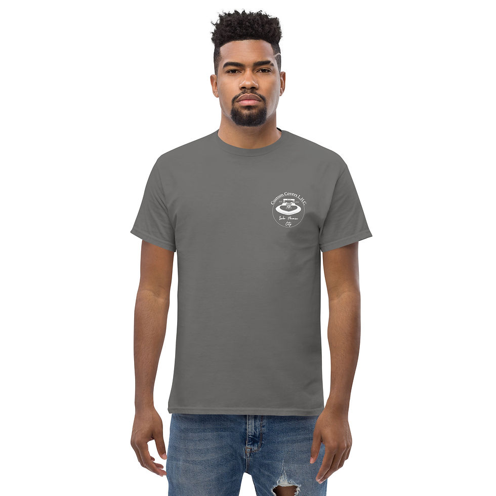 Thumbnail: Custom Covers L.H.C. Logo Men's classic tee -Dark-