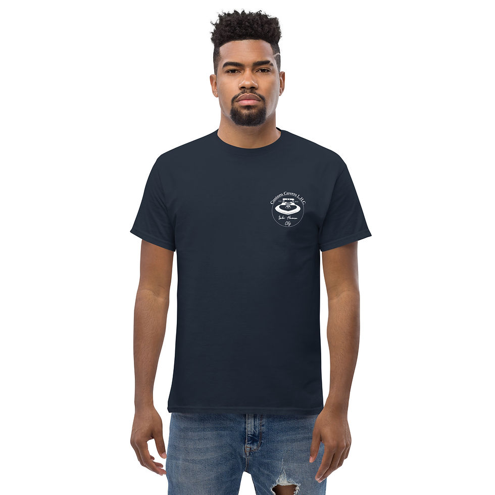 Thumbnail: Custom Covers L.H.C. Logo Men's classic tee -Dark-