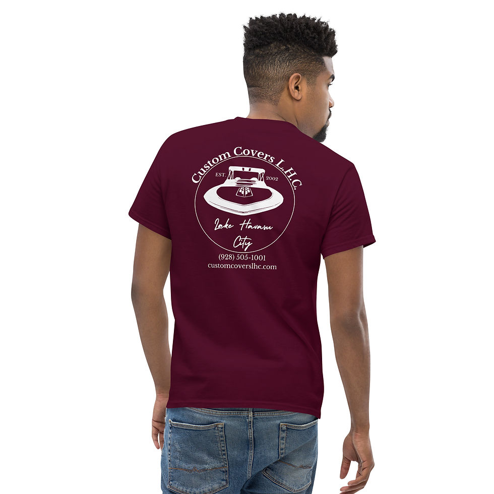 Thumbnail: Custom Covers L.H.C. Logo Men's classic tee -Dark-