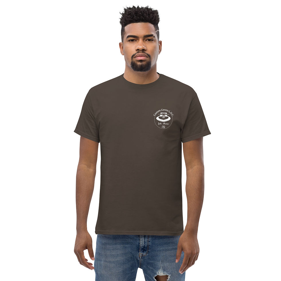 Thumbnail: Custom Covers L.H.C. Logo Men's classic tee -Dark-