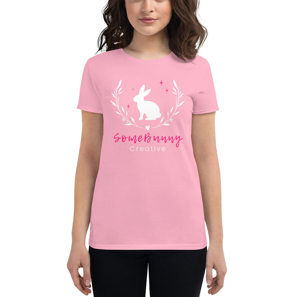 Thumbnail: Some Bunny Creative Logo Women's short sleeve t-shirt