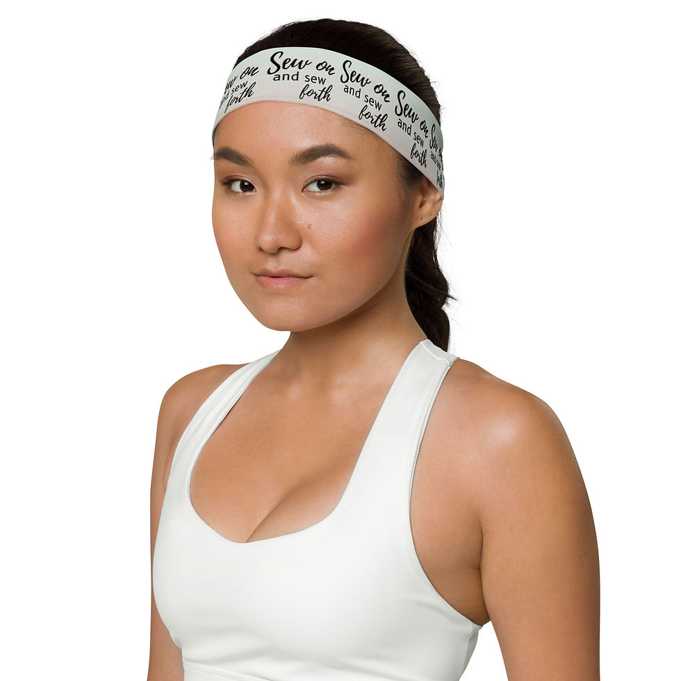 Thumbnail: "Sew on and sew forth" Headband