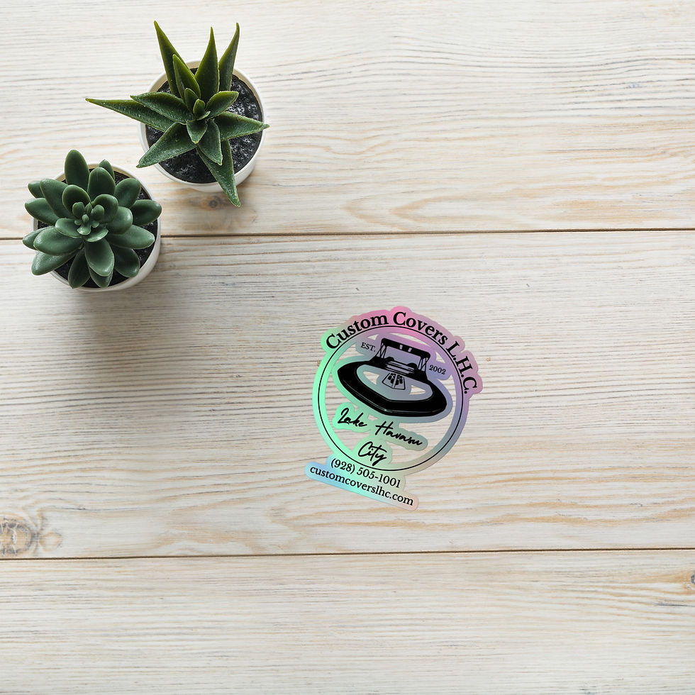 Thumbnail: Custom Covers L.H.C. Logo Holographic stickers