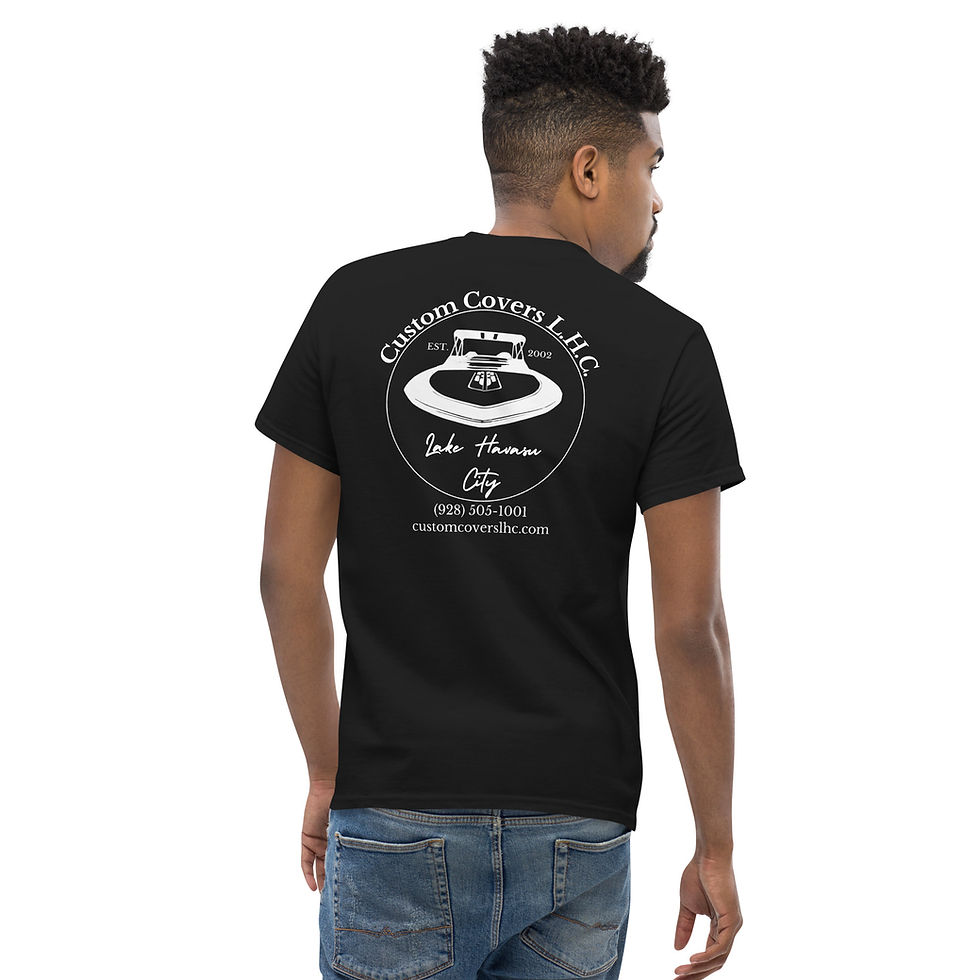 Thumbnail: Custom Covers L.H.C. Logo Men's classic tee -Dark-