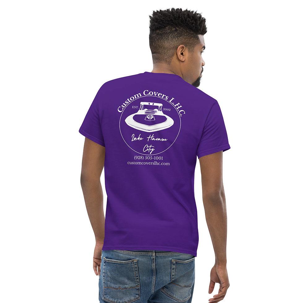 Thumbnail: Custom Covers L.H.C. Logo Men's classic tee -Dark-
