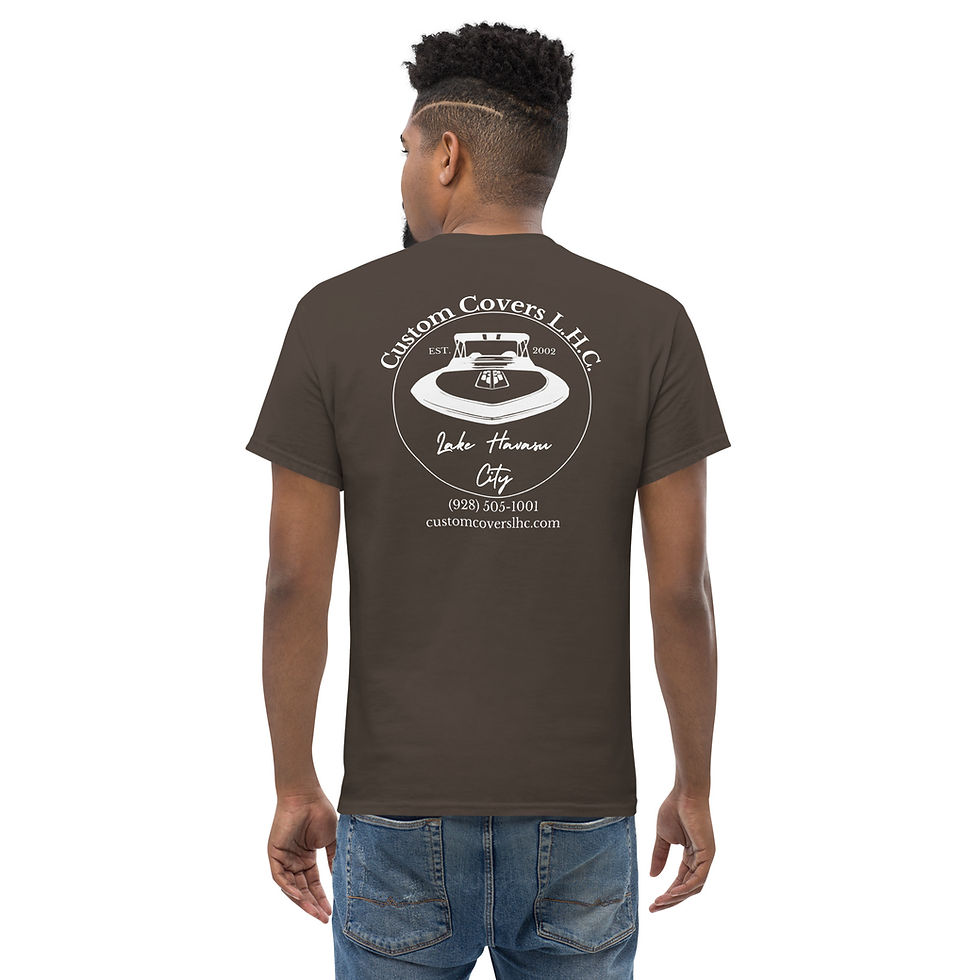 Thumbnail: Custom Covers L.H.C. Logo Men's classic tee -Dark-