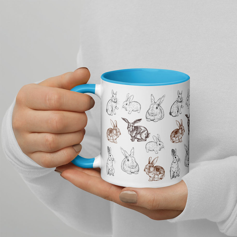 Thumbnail: Bunnies Variety Mug with Color Inside
