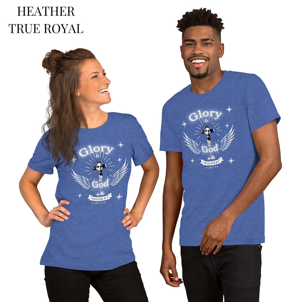 Thumbnail: Glory to God in the Highest – Christian T-Shirt (Luke 2:14)