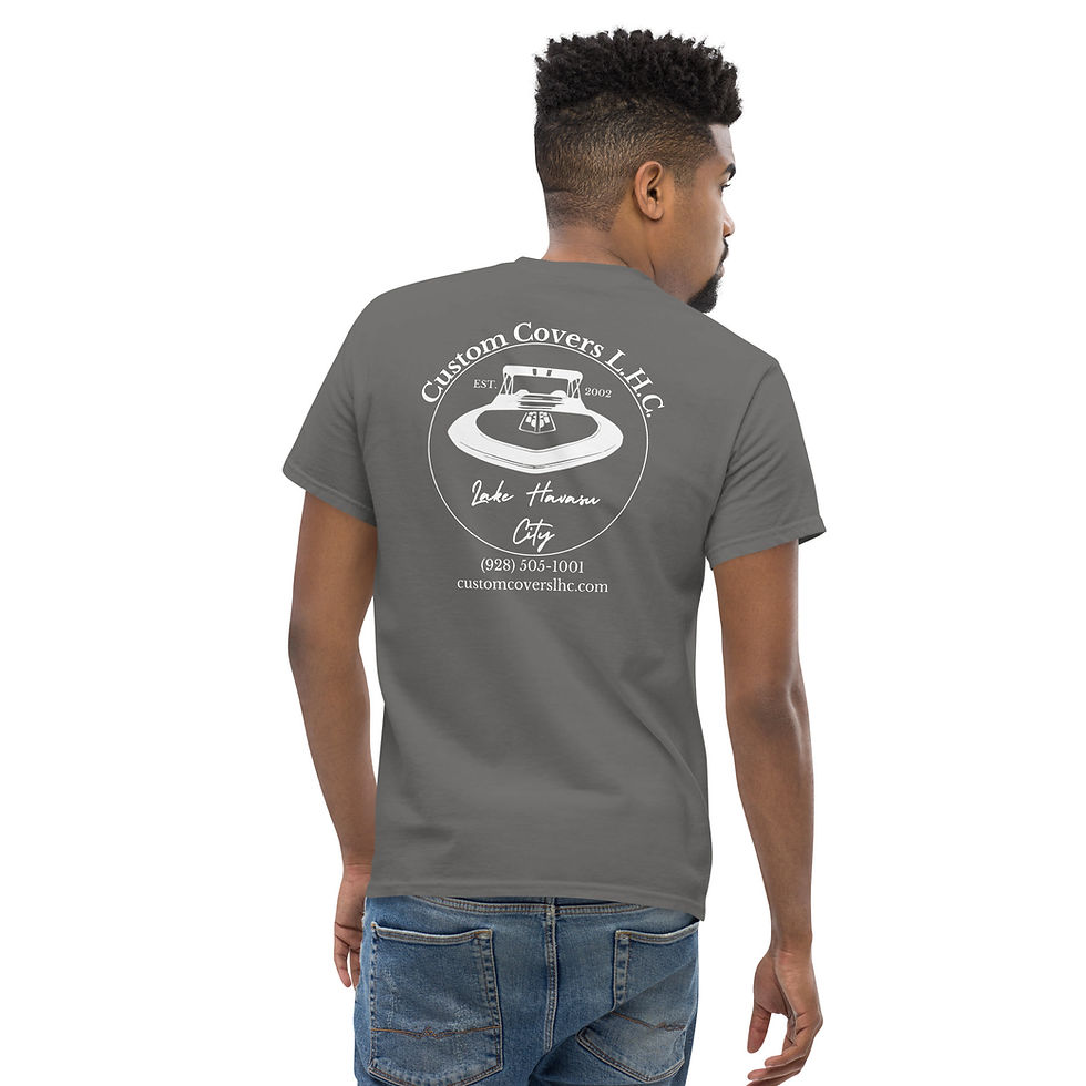 Thumbnail: Custom Covers L.H.C. Logo Men's classic tee -Dark-