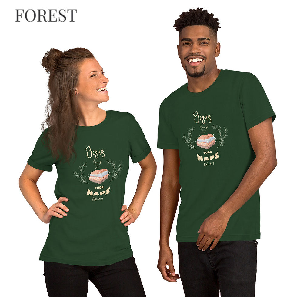 Thumbnail: Jesus Took Naps – Unisex Christian T-Shirt (Luke 8:23)