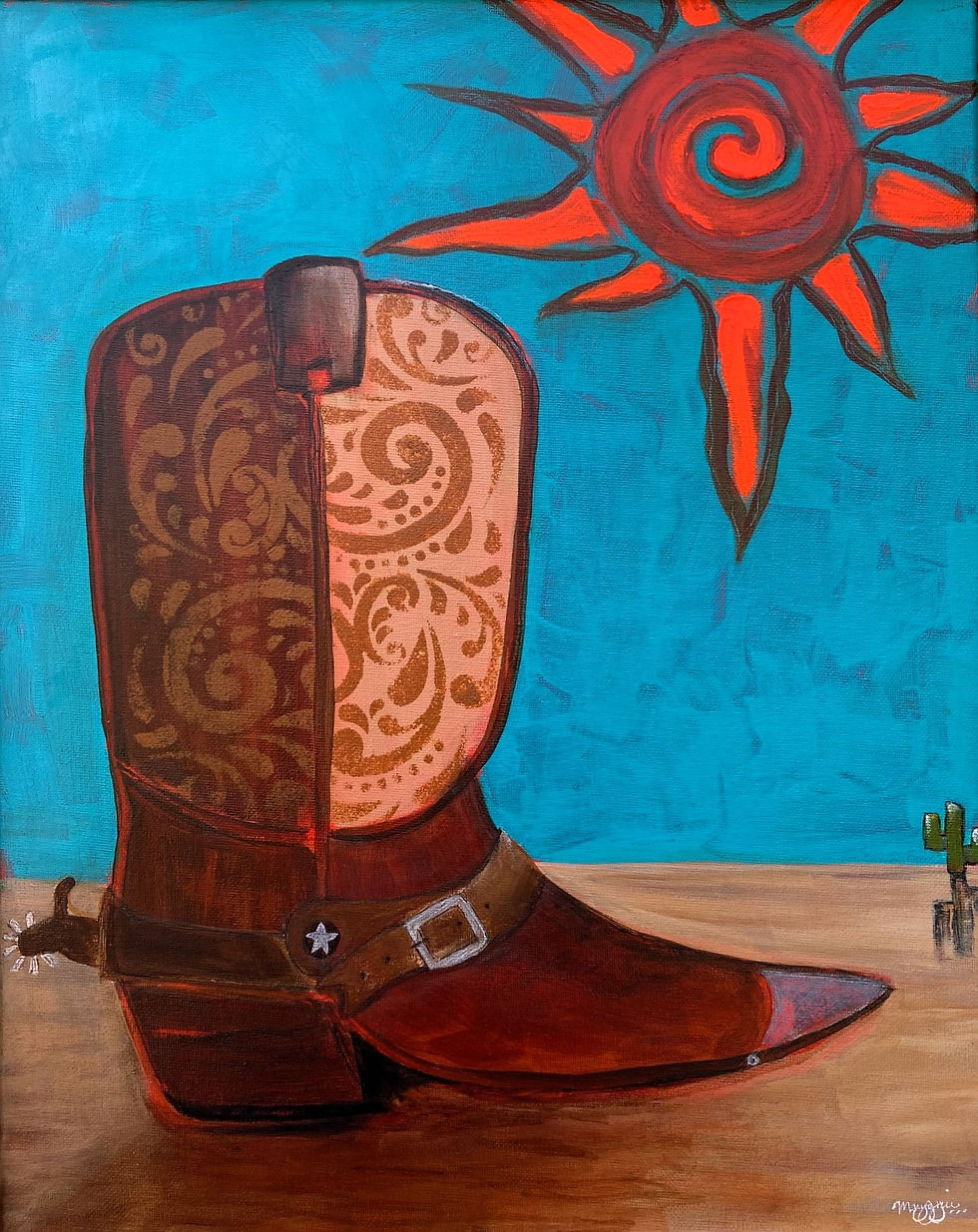 Thumbnail: Boot under a Western Sun