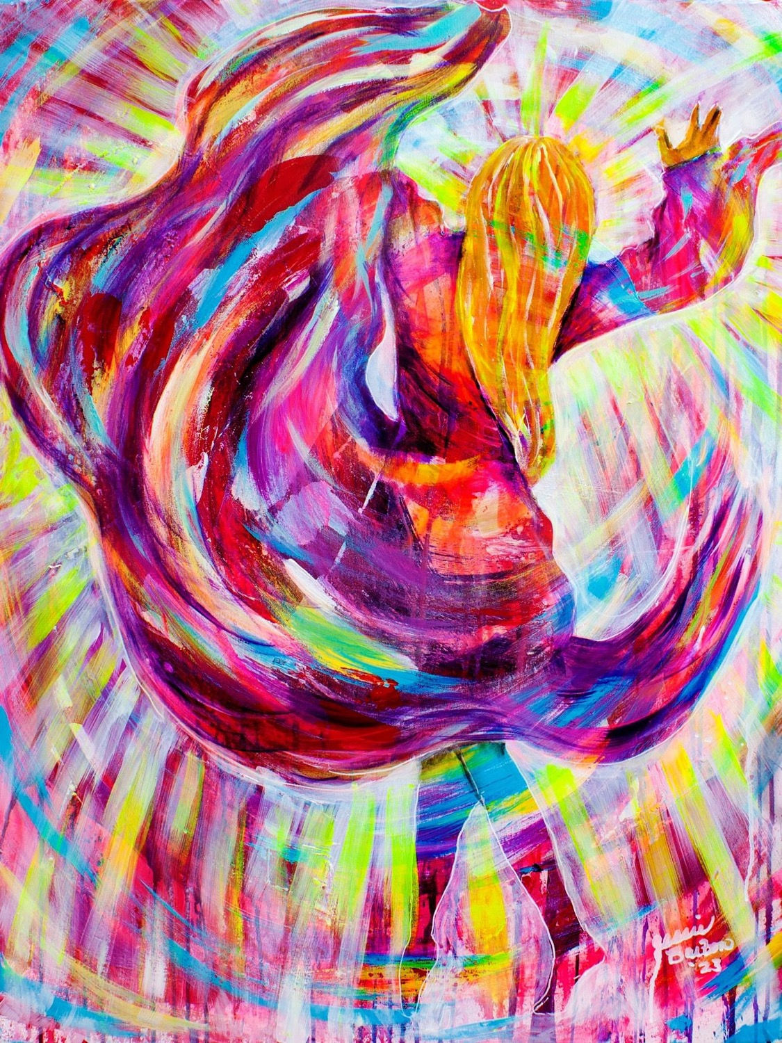 Garment of Praise-18”x24” Print on Canvas