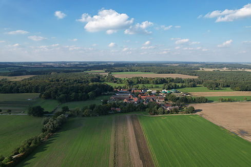 Drohnenbefliegung eines Dorfes ©Simon Scheper