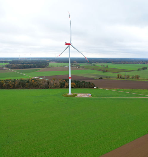 Windkraftanlage im Landkreis Gifhorn ©Simon Scheper