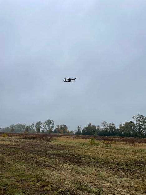 Drohne in der Luft ©Simon Scheper