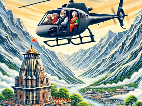Experience the Thrill of Helicopter Yatra for older Citizens