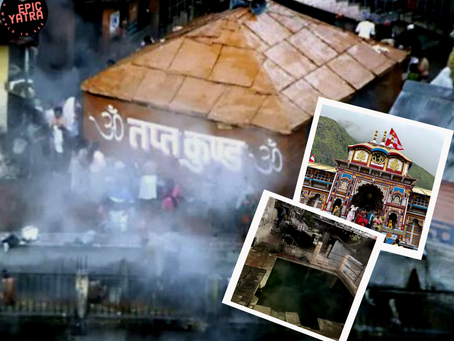 The Holy Tapt Kund at Badrinath