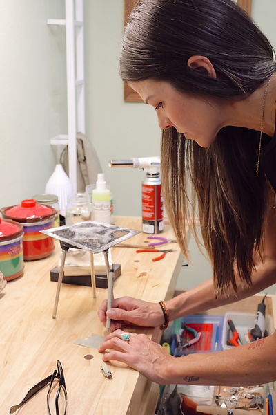 Silversmith artist
