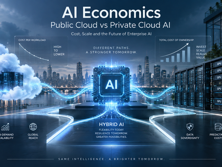 AI Is Becoming Infrastructure: The Real Economics of Public Cloud, Private Cloud AI, and the Next Enterprise Cost Curve