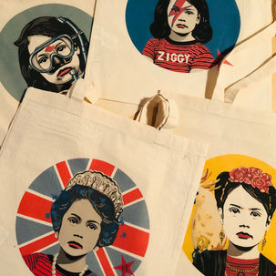 TOTE BAG, AQUA, KEEP COOL, BETTY, ZIGGY, FRIDA