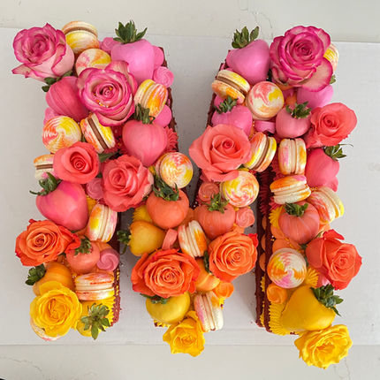 Ombré Sunset Cake