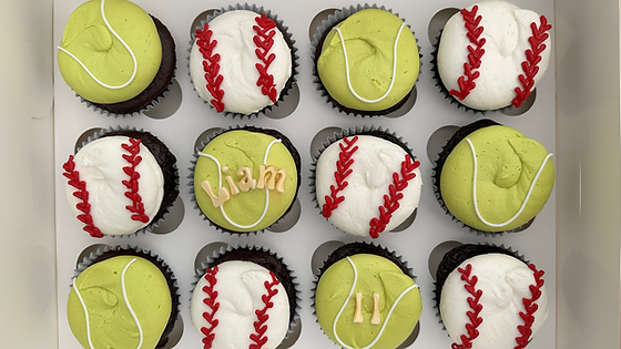 Sports Cupcakes