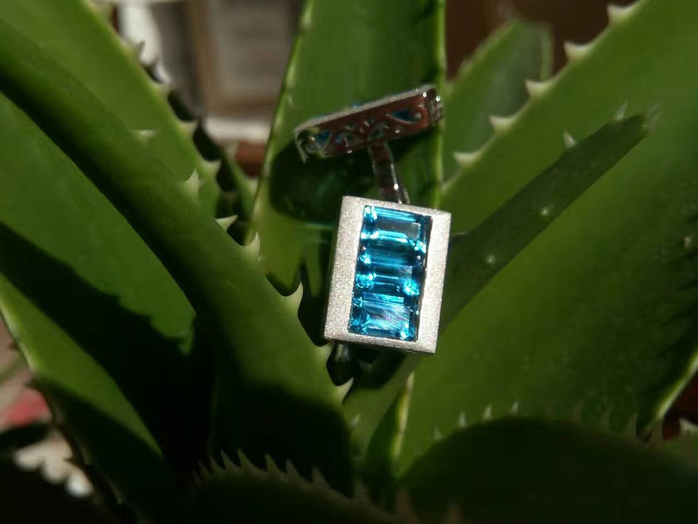 縮圖：18K男士袖扣