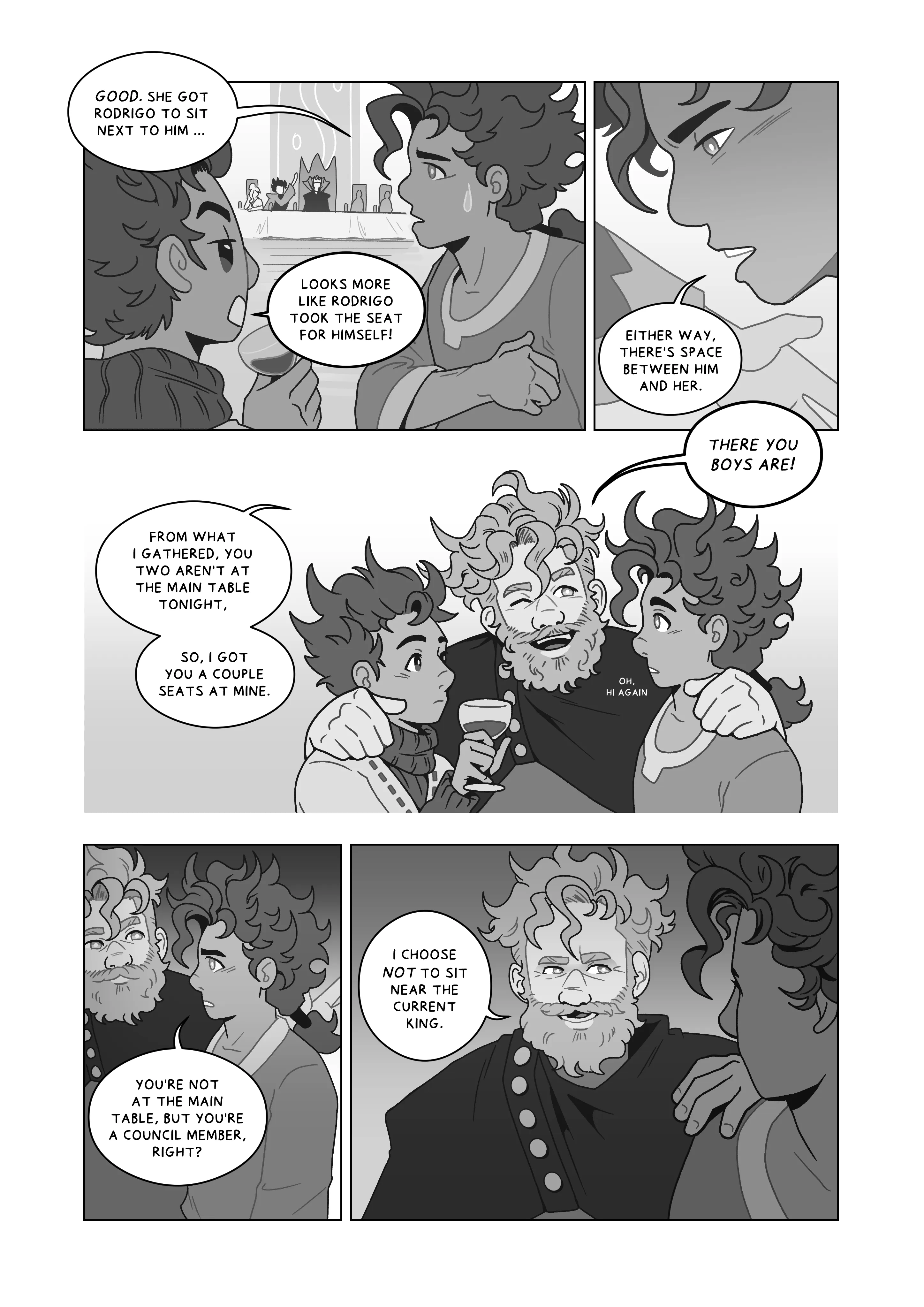 Noah invites Fabian's boys to his table