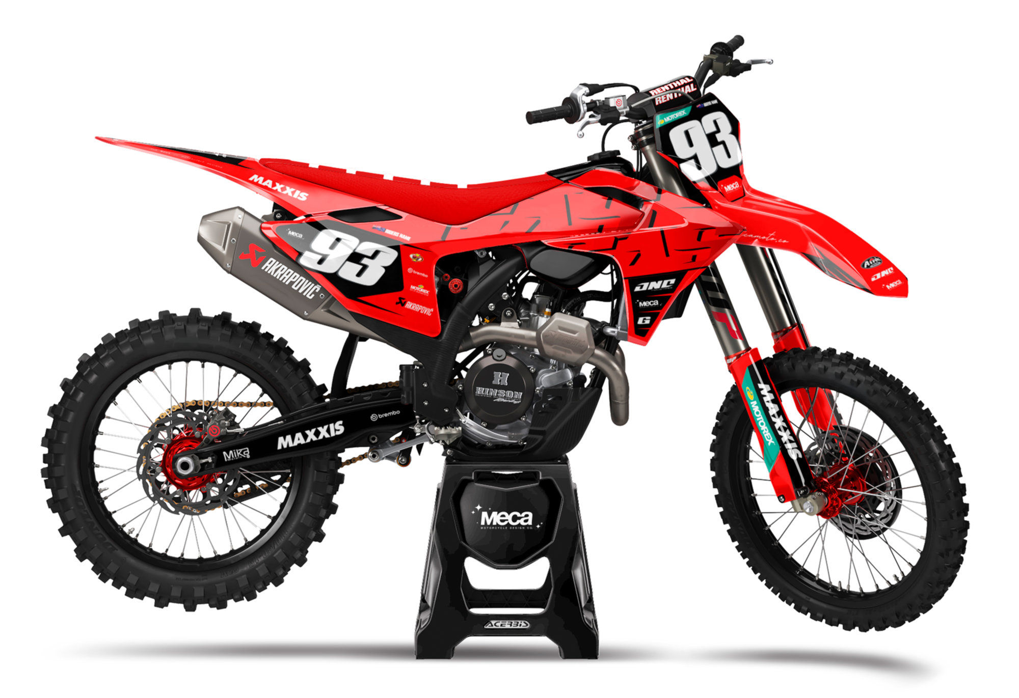 Timeset Red - Gasgas Graphics Kit