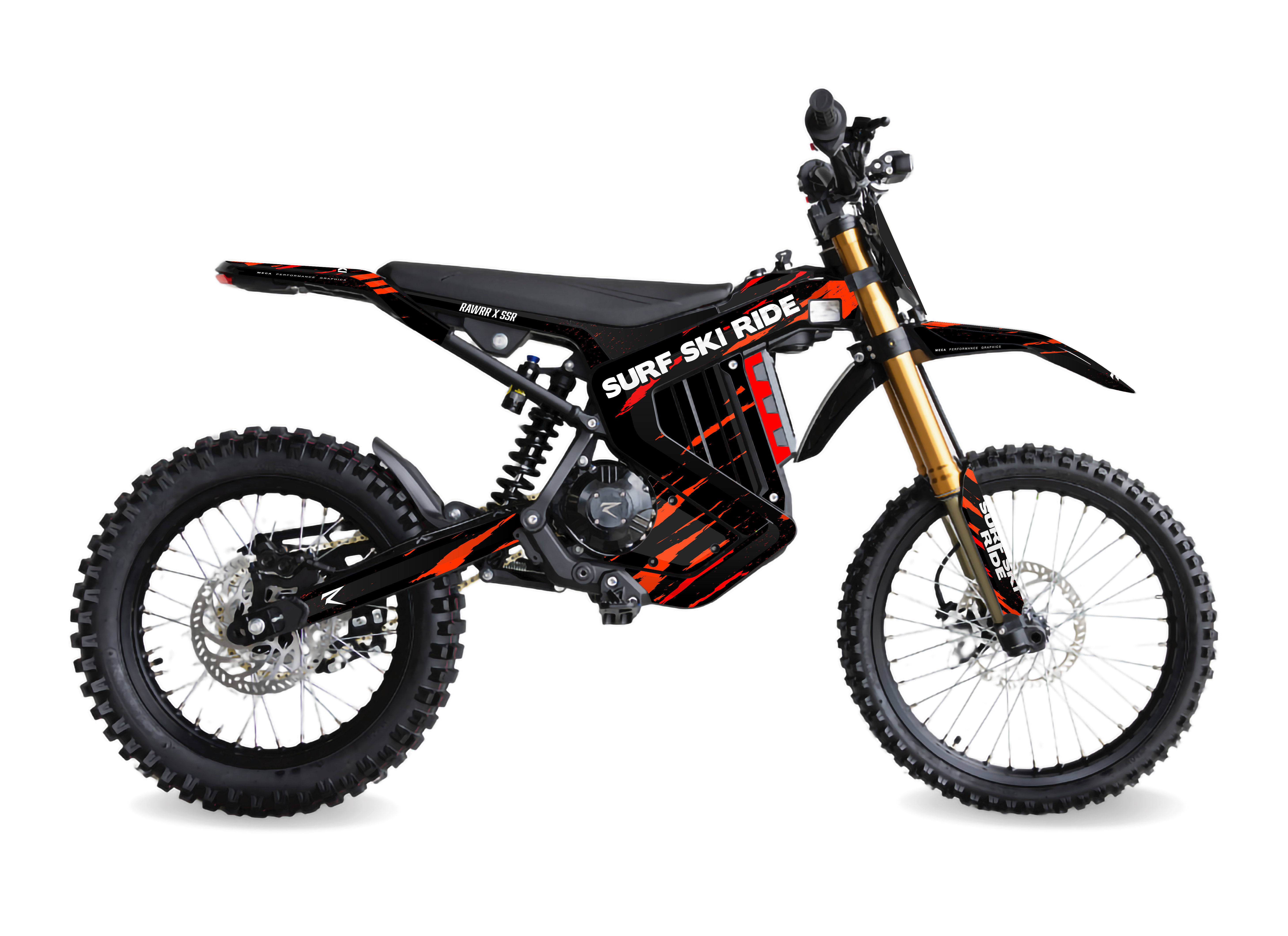 SSR V2 (Neon Orange) - Rawrr Mantis Graphics Kit