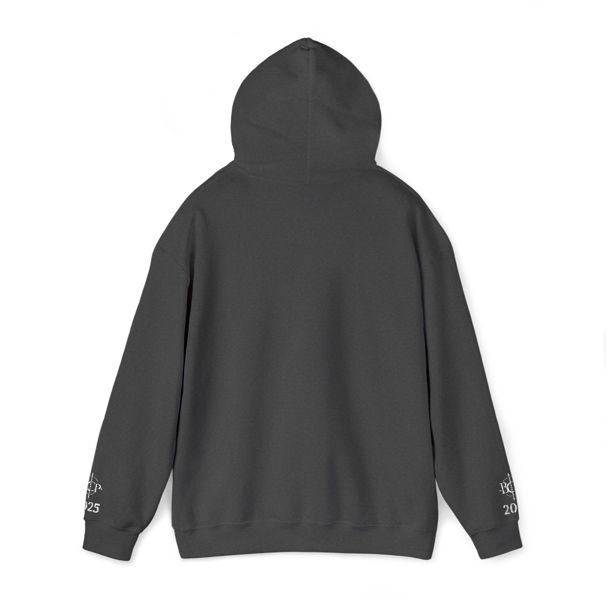 Black Cosmos · Embroidered ⟨White⟩ Hoodie