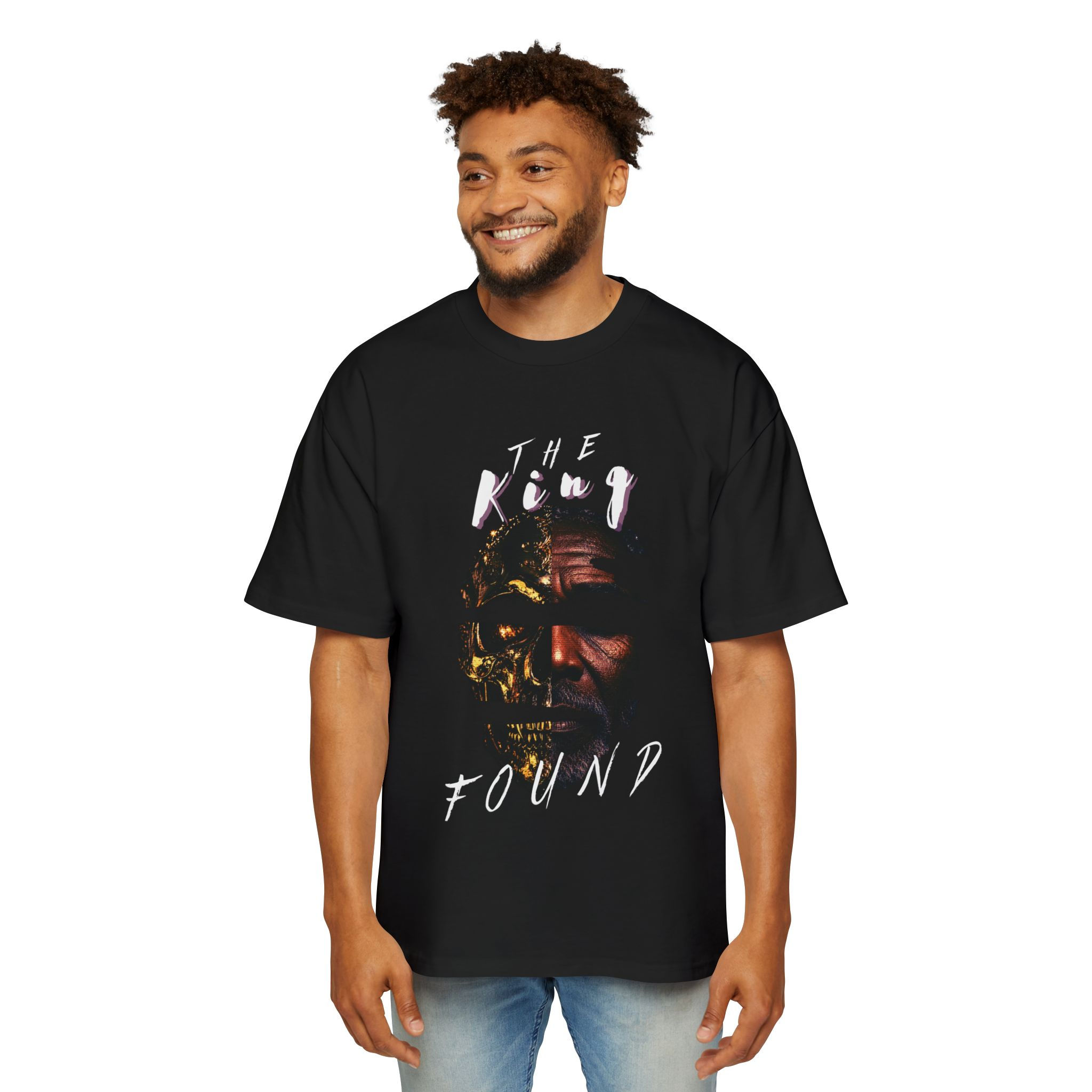 The Art of Black· The King Found Oversized Tee