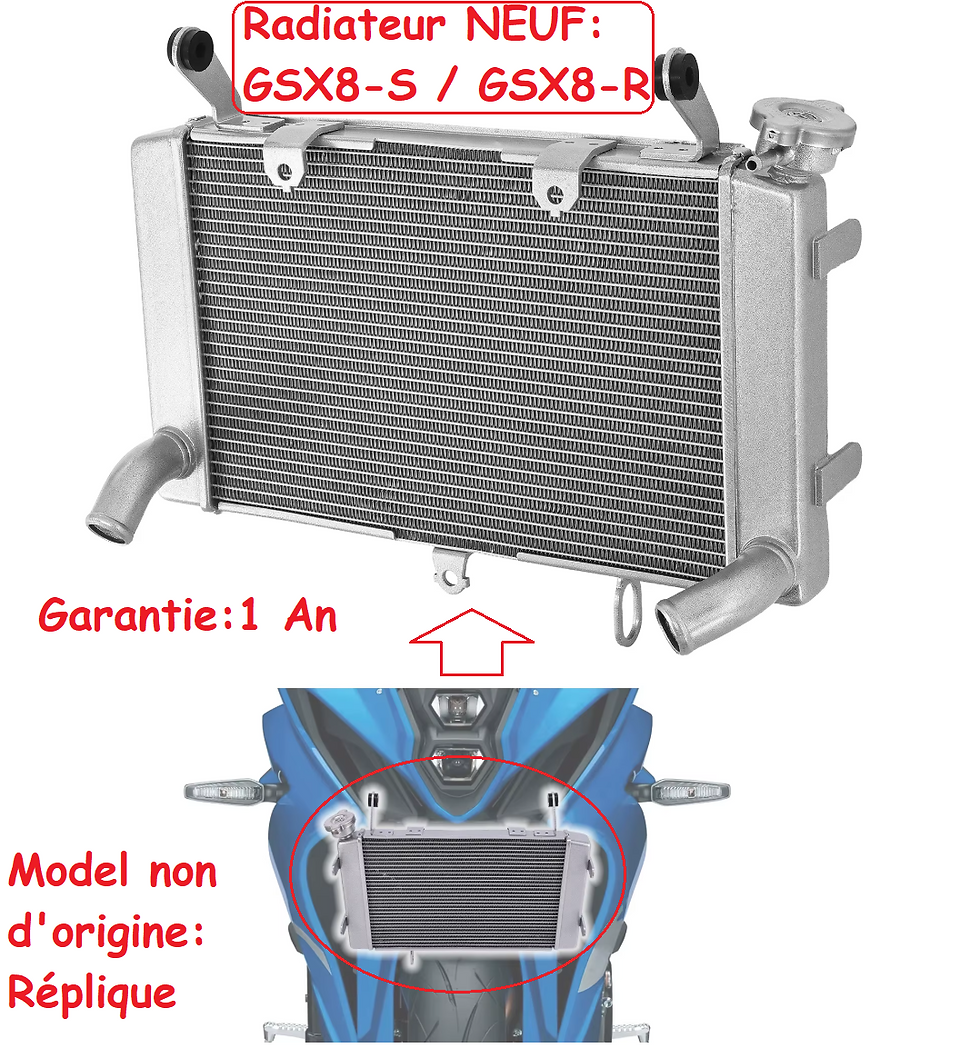 Miniature : RADIATEUR GSX8S GSX8-S GSX8 S 2023 2024 2025 2026 Garantie 1 AN NEUF