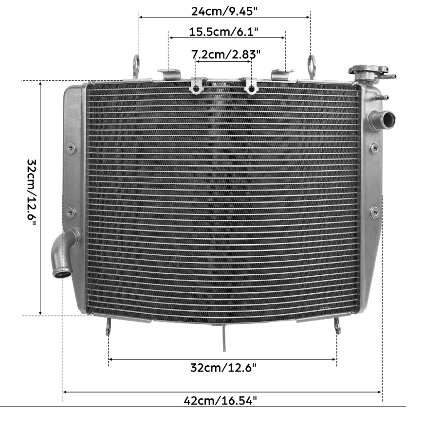 Miniature : RADIATEUR H2 H2R H2SE H2SX H2 SE H2 SX 2015 2016 2017 2018 2019 2020 à 2026 NEUF