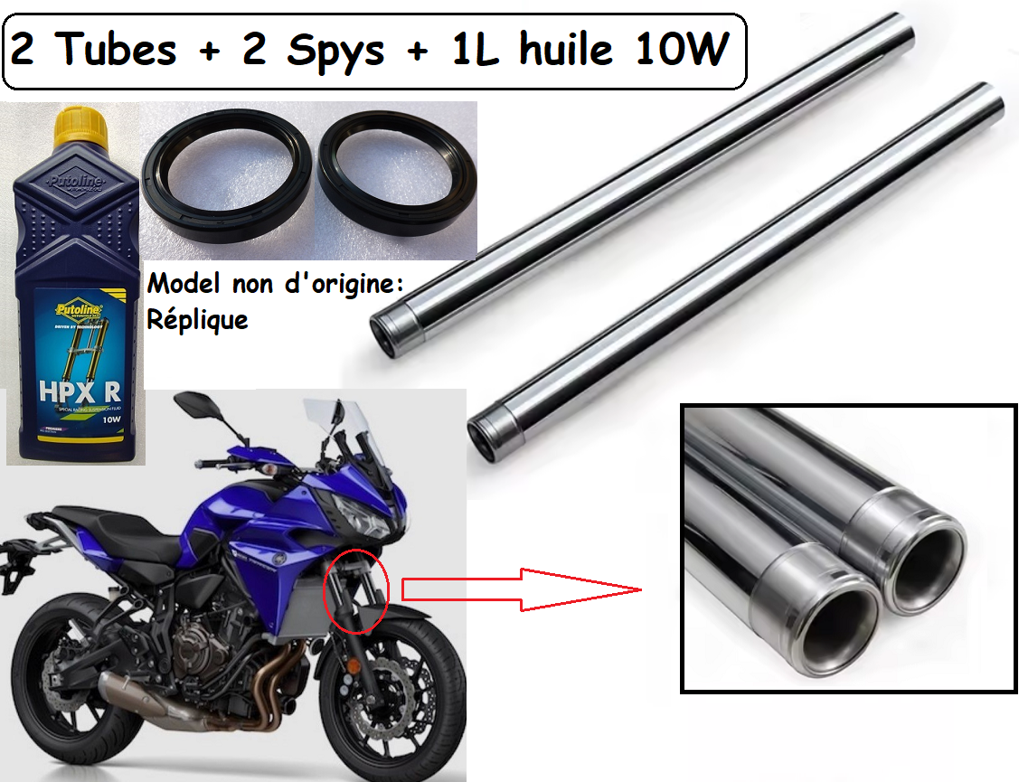 TUBES TUBE FOURCHE SPY HUILE TRACER 700 TRACER TRACER700 2015 2016 17 2019 NEUF