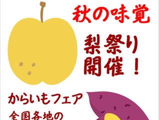 秋の味覚!