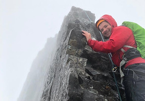 Guided climb up the Inaccessible Pinnacle, Skye