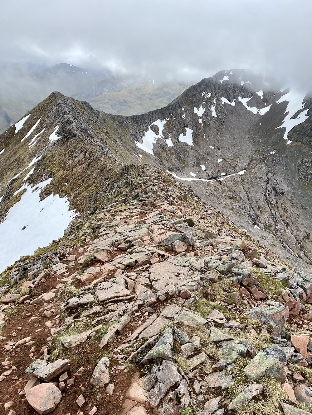 Guided walk on CMD arete, Ben Nevis