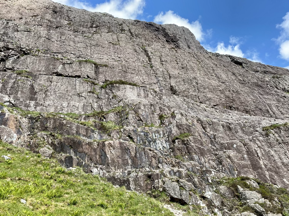 Guided Glencoe rock climbing