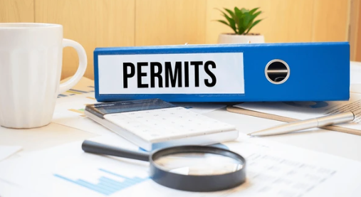 permits sign