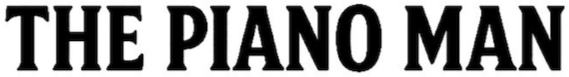 Piano Man Wordmark