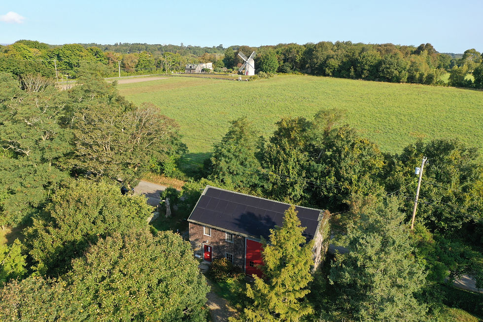 House with solar panels